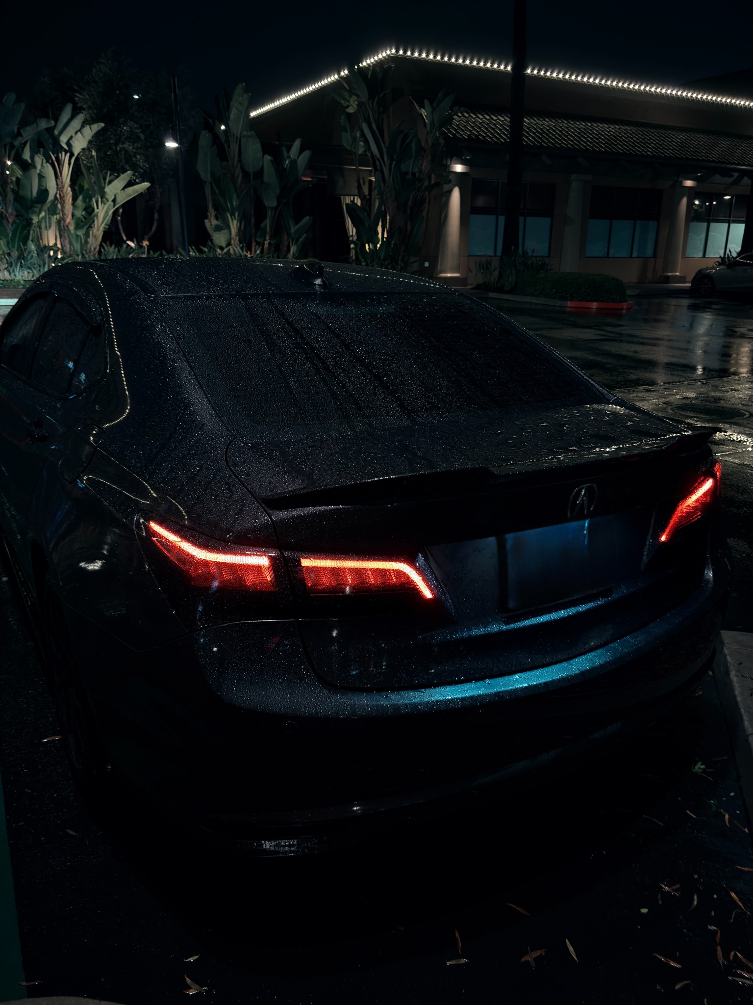 Night shot lights on